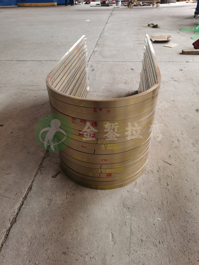 不锈钢两角圆弧拉弯